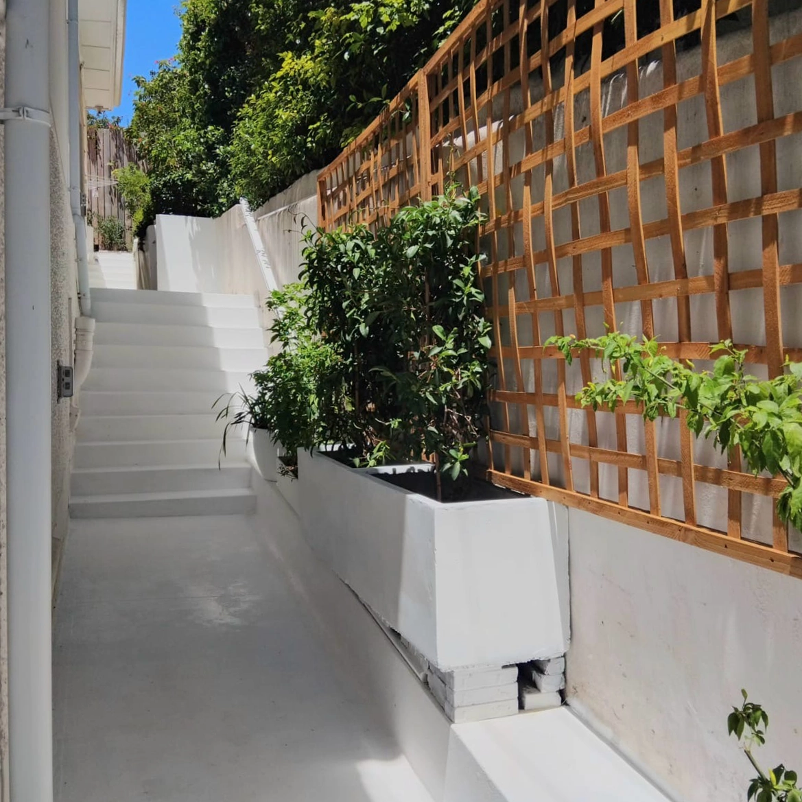 Outdoor tap and exterior maintenance